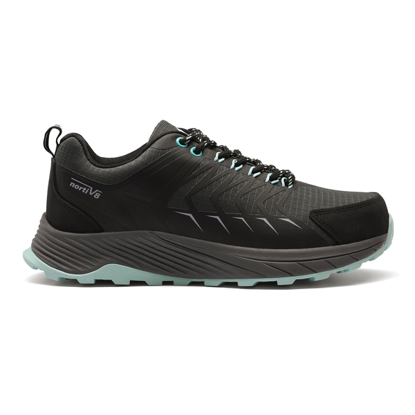 Women's Waterproof Hiking Shoes - BLACK BLUE - 2